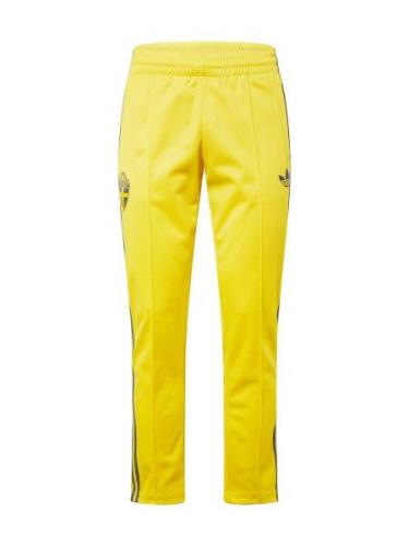 ADIDAS PERFORMANCE Sportsbukser  natblå / gul