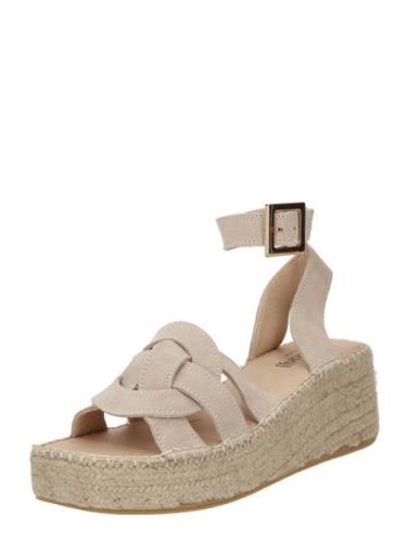 espadrij l´originale Sandaler med rem 'TOURS'  beige