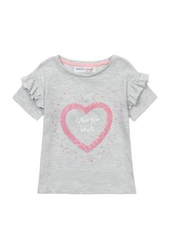 MINOTI Bluser & t-shirts  grå-meleret / pink / hvid