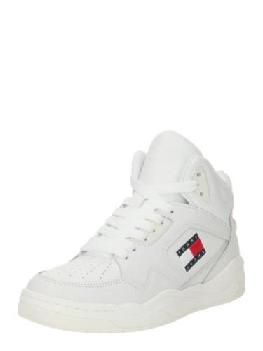 Tommy Jeans Sneaker high 'NEW BASKET'  navy / rød / hvid