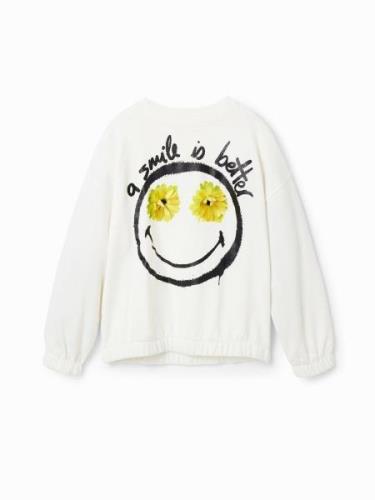 Desigual Sweatshirt  gul / sort / hvid