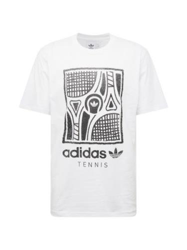 ADIDAS ORIGINALS Bluser & t-shirts 'GFX'  sort / hvid