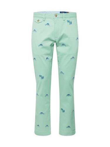 Polo Ralph Lauren Lærredsbukser  blå / lysegrå / mint