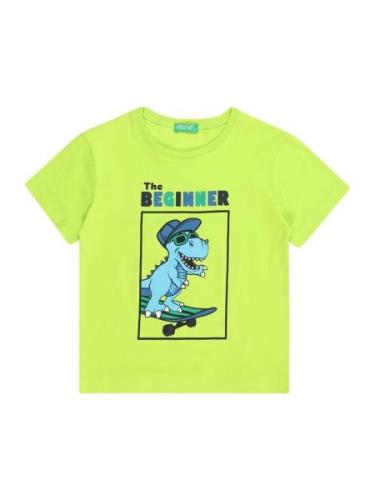UNITED COLORS OF BENETTON Shirts  lyseblå / grøn / lime / sort