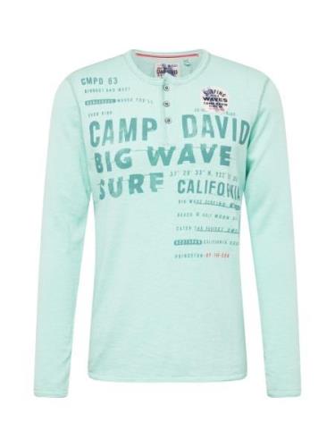 CAMP DAVID Bluser & t-shirts  cyanblå / lyseblå
