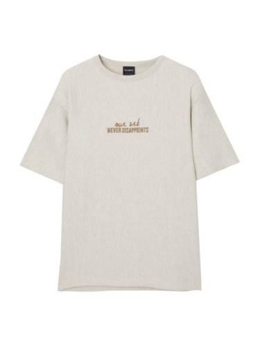 Pull&Bear Bluser & t-shirts  ecru / brun