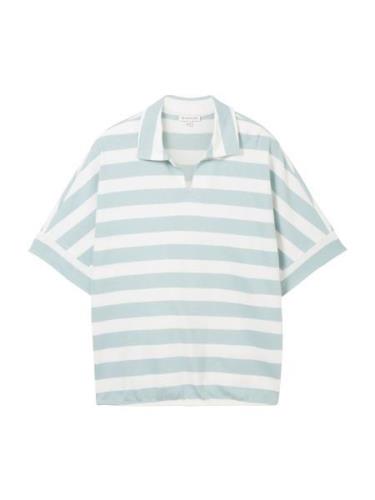 TOM TAILOR Shirts  pastelblå / hvid