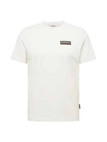 NAPAPIJRI Bluser & t-shirts 'S-IAATO'  sort / hvid