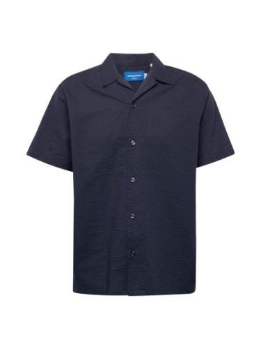 JACK & JONES Skjorte 'JOREaster Palma'  marin