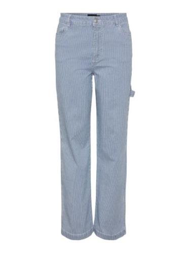 PIECES Jeans 'BILLO'  blue denim / hvid