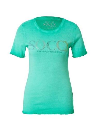 Soccx Shirts 'HOLLY'  sølvgrå / jade