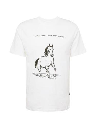 DEDICATED. Bluser & t-shirts 'Stockholm No Responsibility'  sort / hvi...