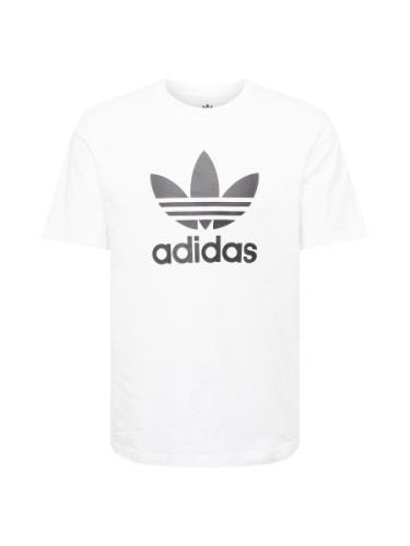 ADIDAS ORIGINALS Bluser & t-shirts 'Adicolor Trefoil'  sort / hvid
