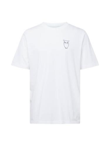 KnowledgeCotton Apparel Bluser & t-shirts  navy / hvid