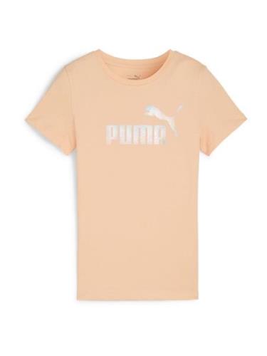 PUMA Bluser & t-shirts 'ESS SUMMER DAZE'  fersken / offwhite