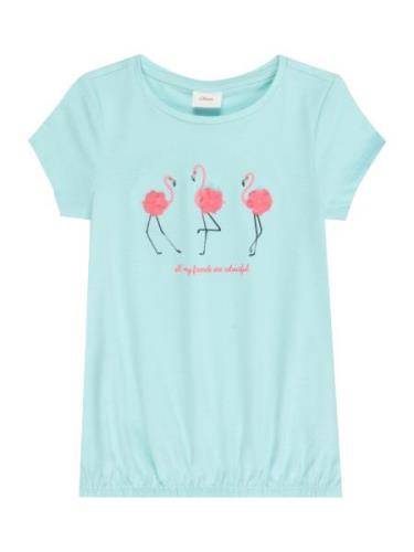 s.Oliver Bluser & t-shirts  lyseblå / hindbær / sort