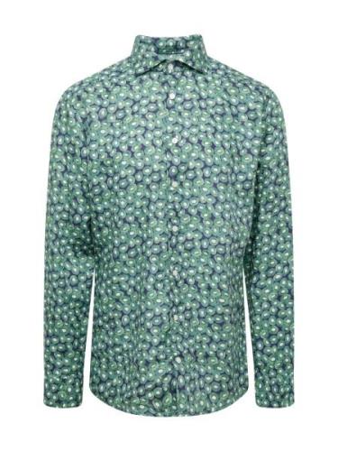 ETON Skjorte  marin / smaragd / pastelgrøn