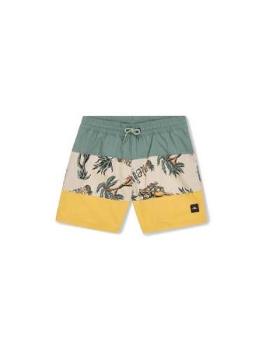 O'NEILL Badeshorts 'Mix & Match Cali Block 13'  beige / gul / grøn