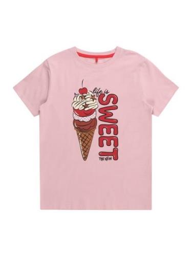 The New Bluser & t-shirts 'Jory'  creme / brun / pink / rød