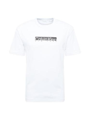Calvin Klein Bluser & t-shirts 'NEW YORK'  sort / hvid