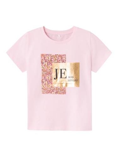 NAME IT Bluser & t-shirts 'DISMILLA'  guld / lyserød / mørk pink / sor...