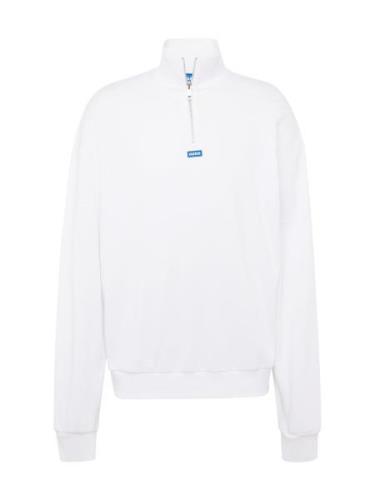 HUGO Sweatshirt 'Neeler'  blå / hvid