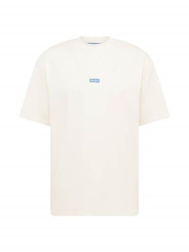 HUGO Bluser & t-shirts 'Nalono'  azur / hvid