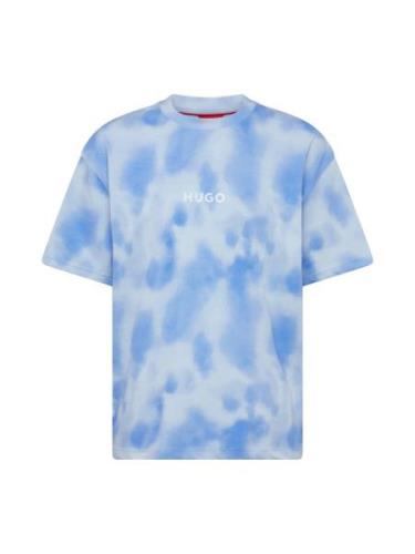 HUGO Bluser & t-shirts 'Dielo'  azur / lyseblå / hvid