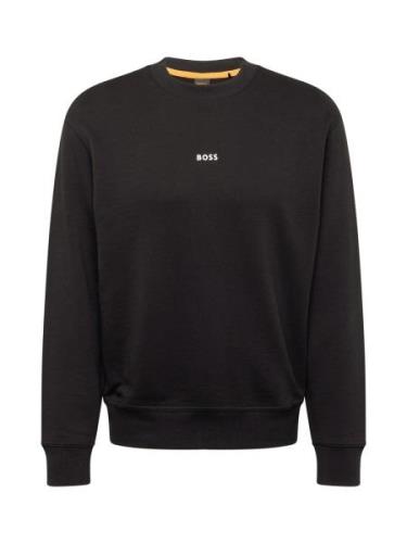 BOSS Sweatshirt 'We Small'  sort / hvid