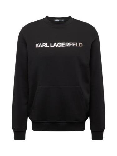 Karl Lagerfeld Sweatshirt  mørkegrå / sort / offwhite