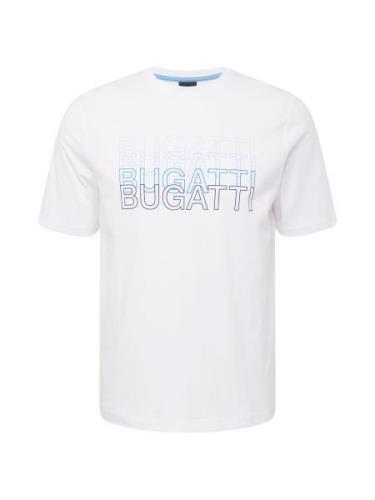 bugatti Bluser & t-shirts  blå / marin / cyanblå / hvid