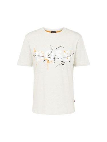 BOSS Bluser & t-shirts  grå-meleret / orange / sort / hvid