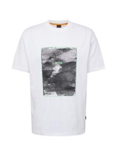 BOSS Bluser & t-shirts 'Te_Kalt'  pastelgrøn / sort / hvid