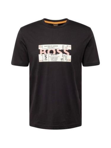 BOSS Bluser & t-shirts 'Bossticket'  lyserød / sort / hvid