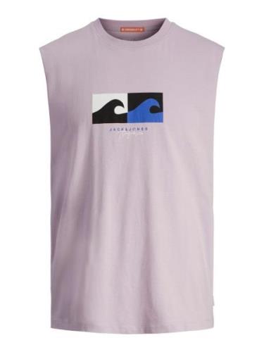 JACK & JONES Bluser & t-shirts 'JORMARBELLA'  blå / lyselilla / sort /...