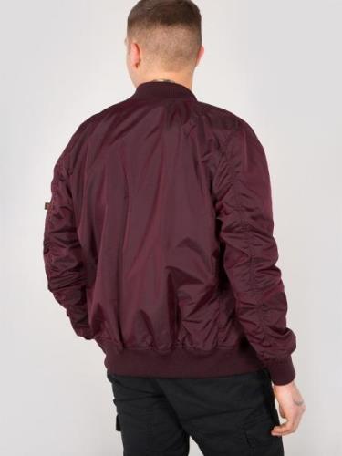 ALPHA INDUSTRIES Overgangsjakke 'MA-1 TT'  vinrød / oxid