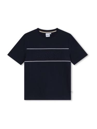 BOSS Shirts  marin / hvid