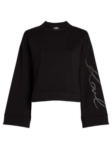 Karl Lagerfeld Sweatshirt  sort / transparent