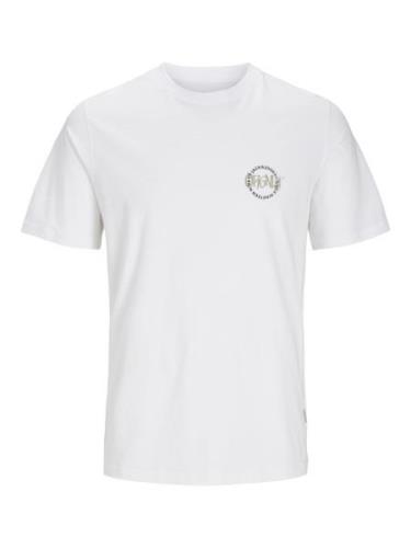 JACK & JONES Bluser & t-shirts 'JORBUSHWICK'  greige / sort / hvid