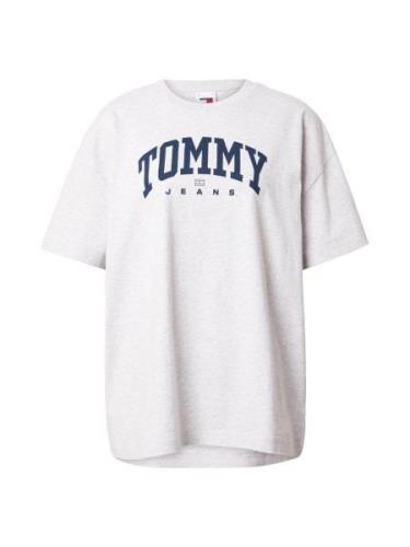 Tommy Jeans Oversized bluse 'VARSITY 1'  navy / lysegrå