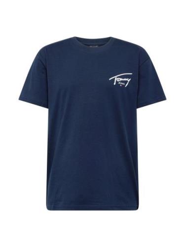 Tommy Jeans Bluser & t-shirts  mørkeblå / hvid