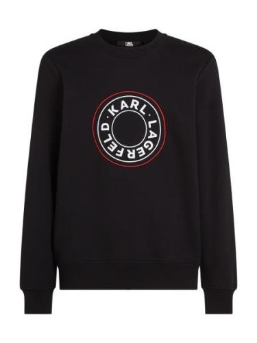 Karl Lagerfeld Sweatshirt  rød / sort / hvid