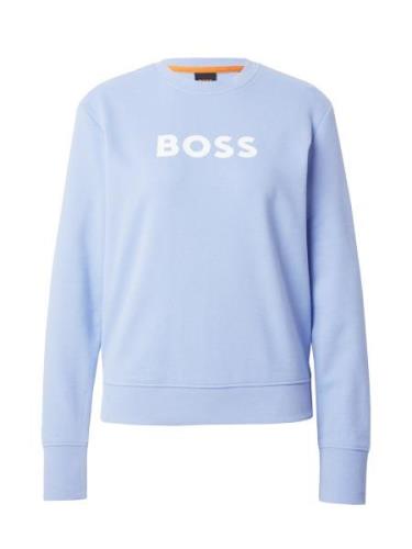 BOSS Sweatshirt 'Ela'  lyseblå / hvid