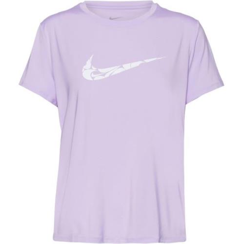 NIKE Funktionsbluse 'ONE SWSH HBR'  lavendel / hvid