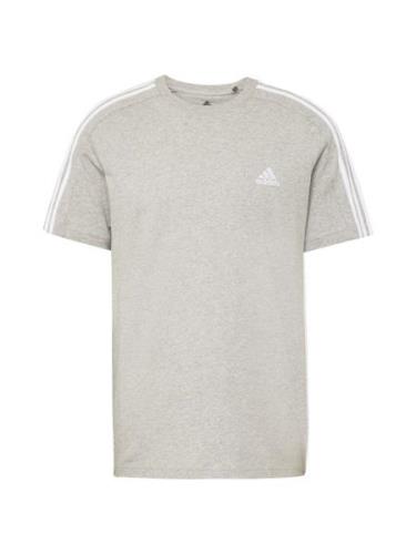 ADIDAS SPORTSWEAR Funktionsskjorte 'Essentials'  grå-meleret / hvid