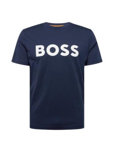 BOSS Bluser & t-shirts 'Thinking 1'  mørkeblå / hvid