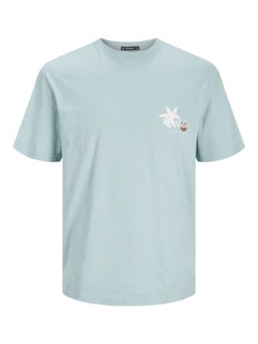 JACK & JONES Bluser & t-shirts 'Marbella'  beige / pastelblå / carminr...