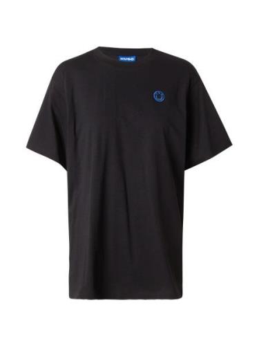 HUGO Shirts  blå / sort