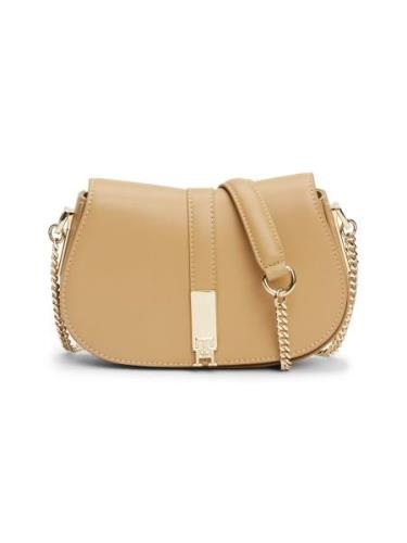 TOMMY HILFIGER Skuldertaske 'Heritage'  beige / guld