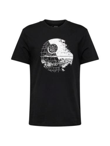 GAP Bluser & t-shirts 'SW DEATH STAR'  sort / hvid